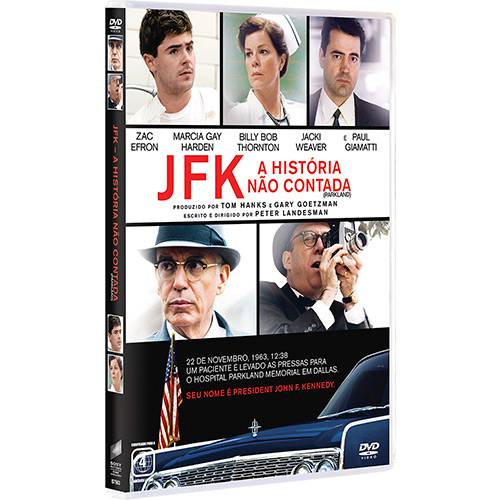 Tamanhos, Medidas e Dimensões do produto DVD - JFK - a História não Contada
