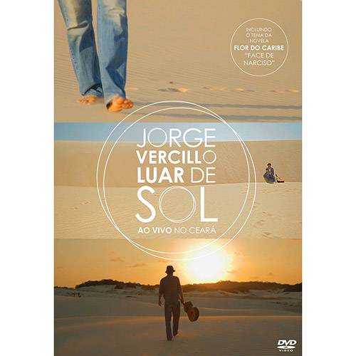 Tamanhos, Medidas e Dimensões do produto DVD - Jorge Vercillo - Luar de Sol - ao Vivo no Ceará