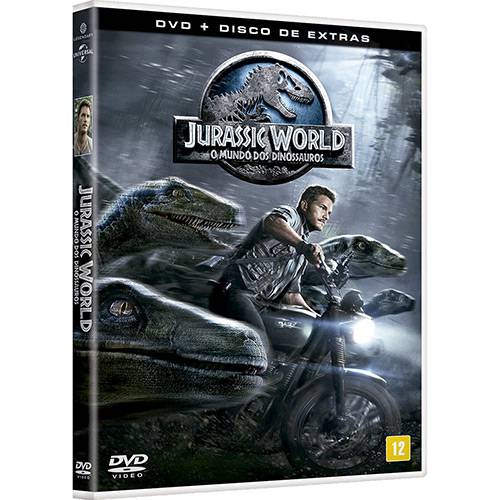 Tamanhos, Medidas e Dimensões do produto DVD - Jurassic World - o Mundo dos Dinossauros [Duplo]