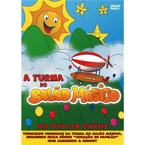 Tamanhos, Medidas e Dimensões do produto DVD Kit a Turma do Balão Mágico (CD + DVD)