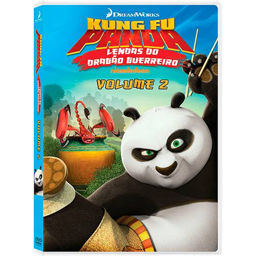 Tamanhos, Medidas e Dimensões do produto DVD - Kung Fu Panda: Lendas do Dragão Guerreiro - Volume 2