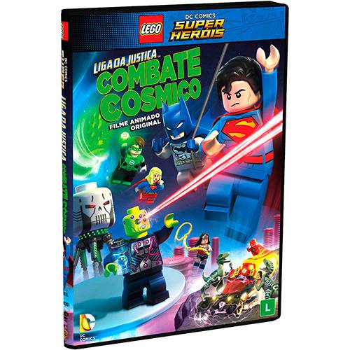 Tamanhos, Medidas e Dimensões do produto DVD - Lego Dc Comics Super Heróis: Liga da Justiça - Combate Cósmico Filme Animado Original