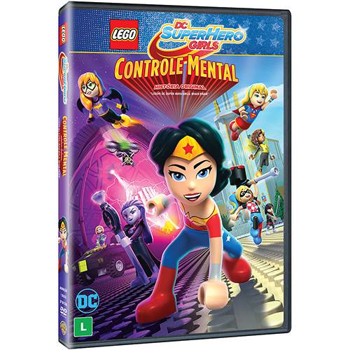 Tamanhos, Medidas e Dimensões do produto DVD - Lego DC Super Hero Girls: Controle Mental