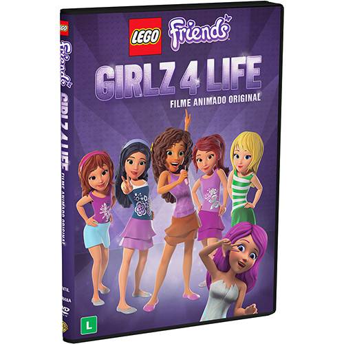 Tamanhos, Medidas e Dimensões do produto DVD Lego Friends Girlz 4 Life- Filme Animado Original
