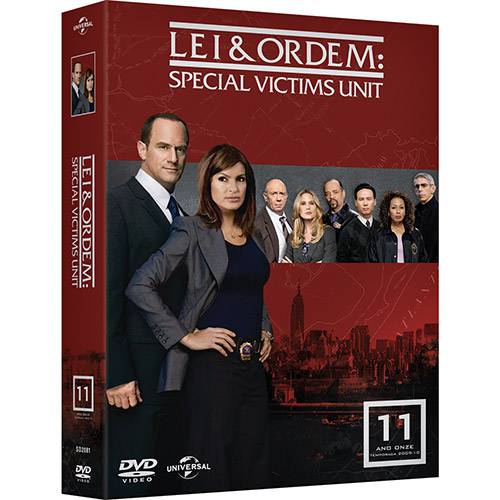 Tamanhos, Medidas e Dimensões do produto DVD - Lei & Ordem - Special Victims Unit -11ª Temporada (5 Discos)