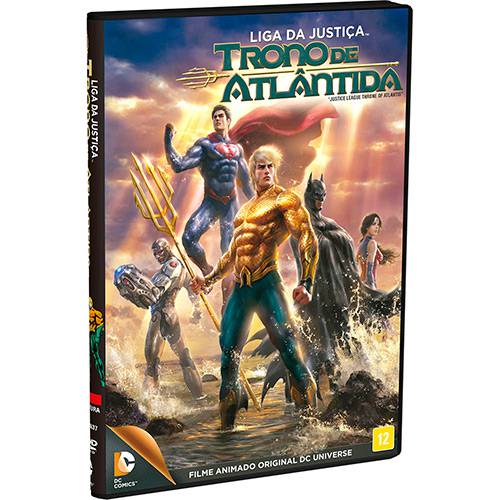 Tamanhos, Medidas e Dimensões do produto DVD - Liga da Justiça: Trono de Atlântida