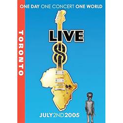 Tamanhos, Medidas e Dimensões do produto DVD Live 8 - Toronto