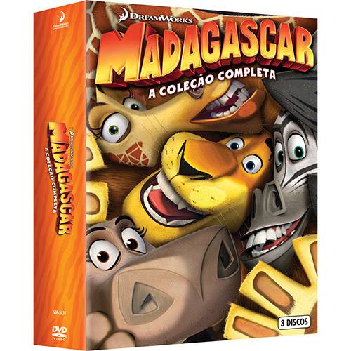 Tamanhos, Medidas e Dimensões do produto DVD Madagascar - a Coleção Completa (3 DVDs)