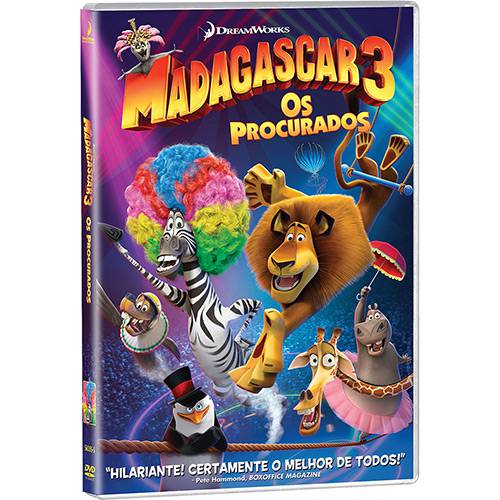 Tamanhos, Medidas e Dimensões do produto DVD - Madagascar 3 - os Procurados