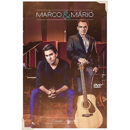 Tamanhos, Medidas e Dimensões do produto DVD - Marco e Mário - Ensaio Acústico