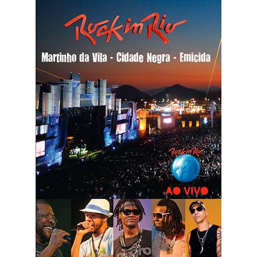 Tamanhos, Medidas e Dimensões do produto DVD Martinho da Vila, Cidade Negra e Emicida - Rock In Rio ao Vivo
