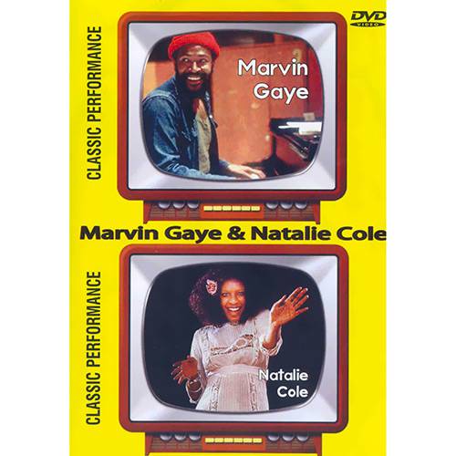 Tamanhos, Medidas e Dimensões do produto DVD - Marvin Gaye & Natalie Cole - Classic Performance
