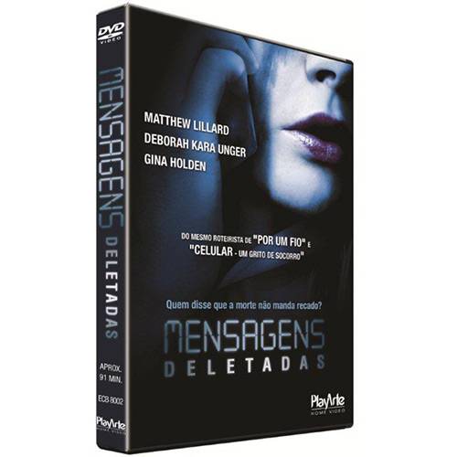 Tamanhos, Medidas e Dimensões do produto DVD Mensagens Deletadas