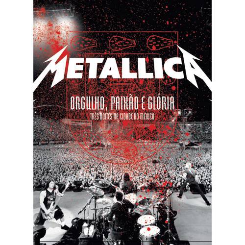 Tamanhos, Medidas e Dimensões do produto DVD Metallica - Orgulho, Paixão e Glória - Três Dias na Cidade do México