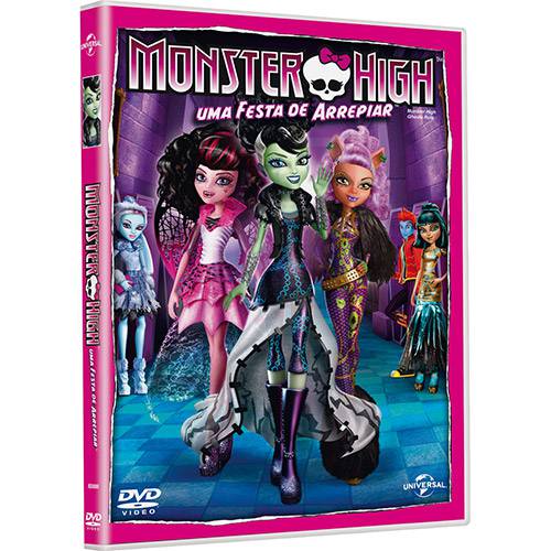 Tamanhos, Medidas e Dimensões do produto DVD Monster High - uma Festa de Arrepiar