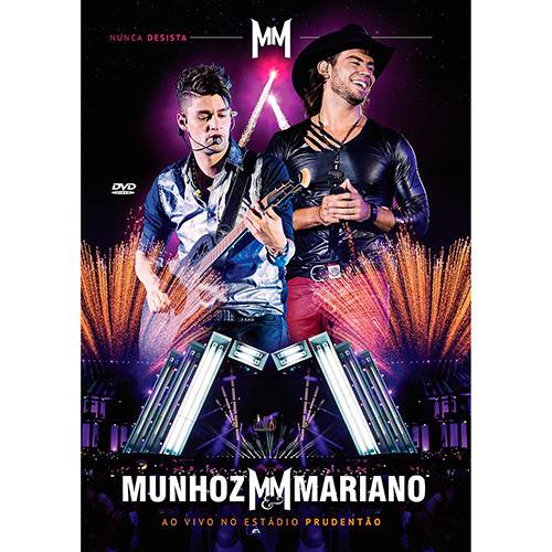 Tamanhos, Medidas e Dimensões do produto DVD - Munhoz e Mariano - Nunca Desista - ao Vivo no Estádio Prudentão