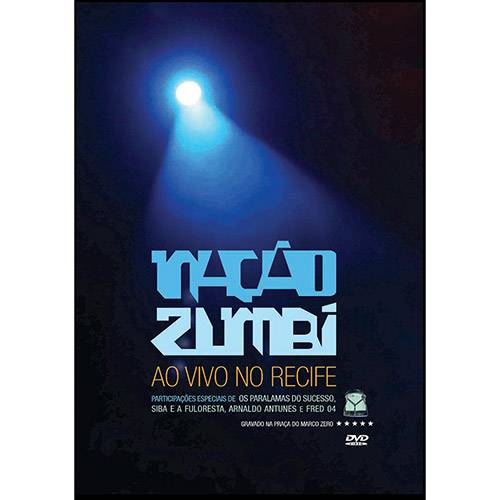 Tamanhos, Medidas e Dimensões do produto DVD Nação Zumbi - ao Vivo no Recife