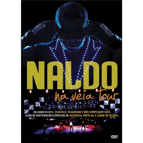 Tamanhos, Medidas e Dimensões do produto DVD Naldo - na Veia Tour