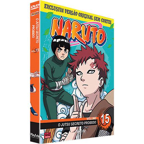 Tamanhos, Medidas e Dimensões do produto DVD - Naruto: o Jutsu Secreto Proibido - Vol. 15