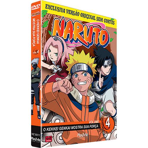 Tamanhos, Medidas e Dimensões do produto DVD - Naruto: o Kekkei Genkai Mostra Sua Força - Vol. 4