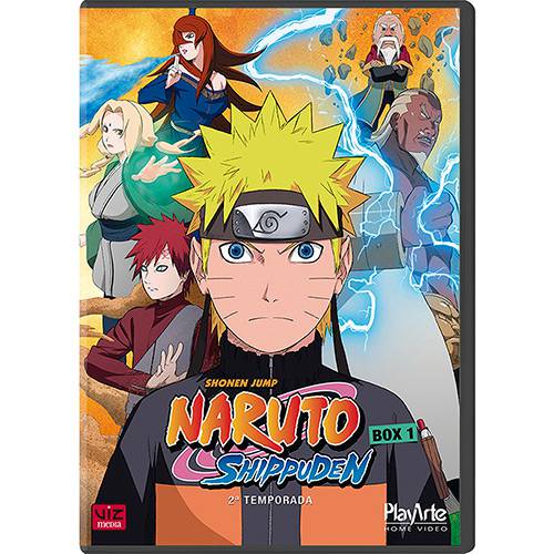 Tamanhos, Medidas e Dimensões do produto DVD - Naruto Shippuden: 2ª Temporada Box 1 (5 Discos)
