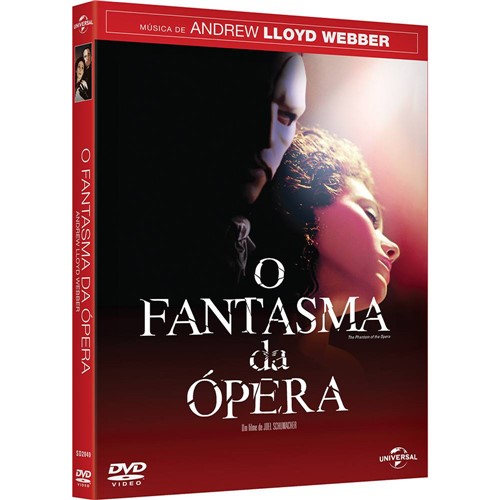 Tamanhos, Medidas e Dimensões do produto DVD o Fantasma da Ópera