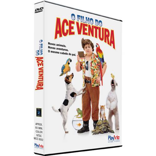 Tamanhos, Medidas e Dimensões do produto DVD o Filho do Ace Ventura