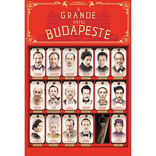 Tamanhos, Medidas e Dimensões do produto DVD - o Grande Hotel Budapeste