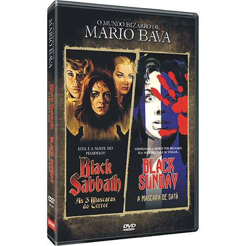 Tamanhos, Medidas e Dimensões do produto DVD o Mundo Bizarro de Mario Bava: as Três Máscaras do Terror + a Máscara de Satã (Duplo)