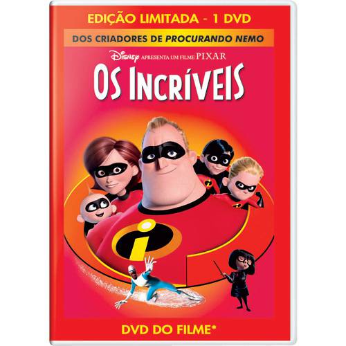 Tamanhos, Medidas e Dimensões do produto DVD os Incríveis - Edição Limitada