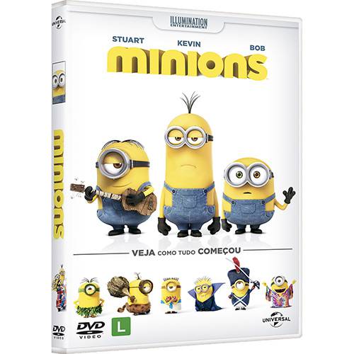 Tamanhos, Medidas e Dimensões do produto DVD - os Minions