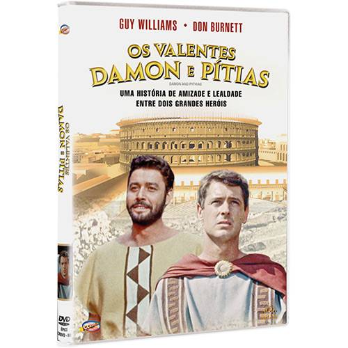Tamanhos, Medidas e Dimensões do produto DVD - os Valentes Damon e Pítias