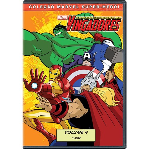 Tamanhos, Medidas e Dimensões do produto DVD os Vingadores: os Super-Heróis Mais Poderosos da Terra - Volume 4
