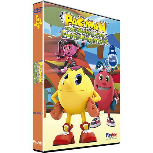 Tamanhos, Medidas e Dimensões do produto DVD - Pac-Man e as Aventuras Fantasmagóricas - Vol. 4