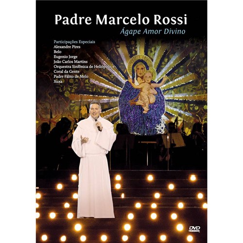 Tamanhos, Medidas e Dimensões do produto DVD Padre Marcelo Rossi - Ágape: Amor Divino