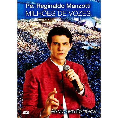 Tamanhos, Medidas e Dimensões do produto DVD Padre Reginaldo Manzotti - Milhões de Vozes (Ao Vivo em Fortaleza)