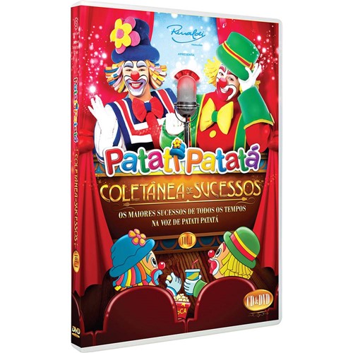 Tamanhos, Medidas e Dimensões do produto DVD Patati Patatá - Coletânea de Sucessos (CD+DVD)