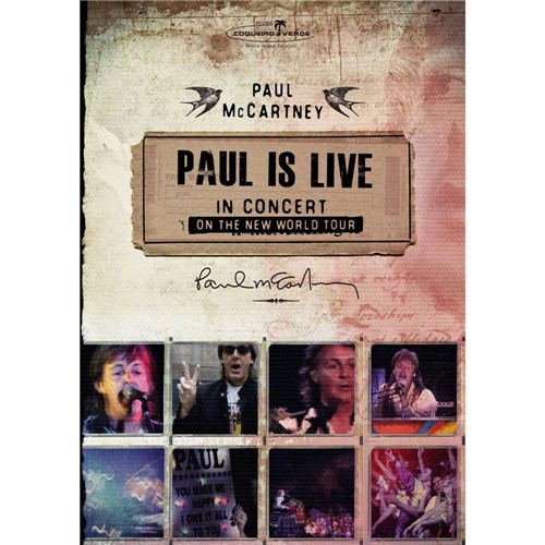 Tamanhos, Medidas e Dimensões do produto DVD Paul McCartney - Paul Is Live