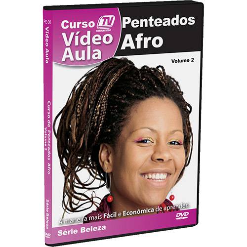 Tamanhos, Medidas e Dimensões do produto DVD Penteados Afro Vol. 2 - Videoaula