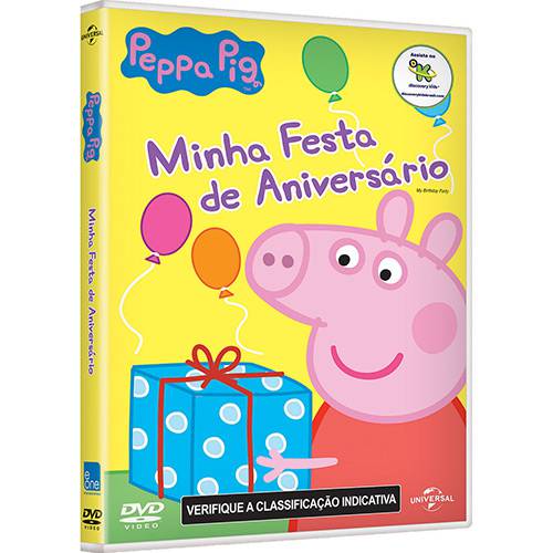 Tamanhos, Medidas e Dimensões do produto DVD - Peppa Pig - Minha Festa de Aniversário