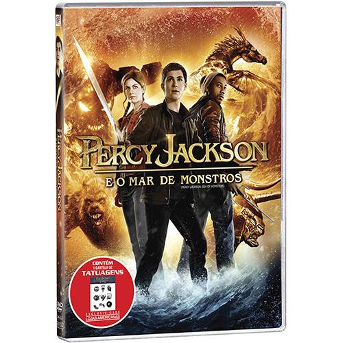 Tamanhos, Medidas e Dimensões do produto DVD Percy Jackson e o Mar de Monstros + Brinde (Exclusivo)