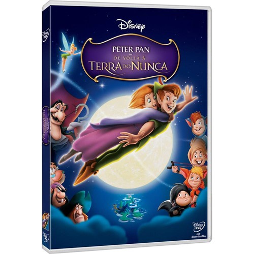Tamanhos, Medidas e Dimensões do produto DVD Peter Pan em de Volta à Terra do Nunca (1 Disco)
