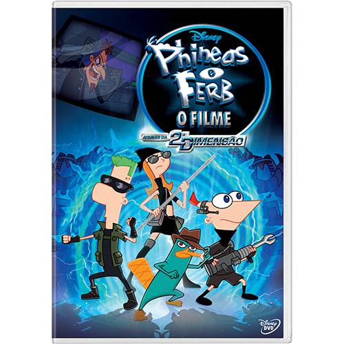 Tamanhos, Medidas e Dimensões do produto DVD Phineas e Ferb - Através da 2ª Dimensão