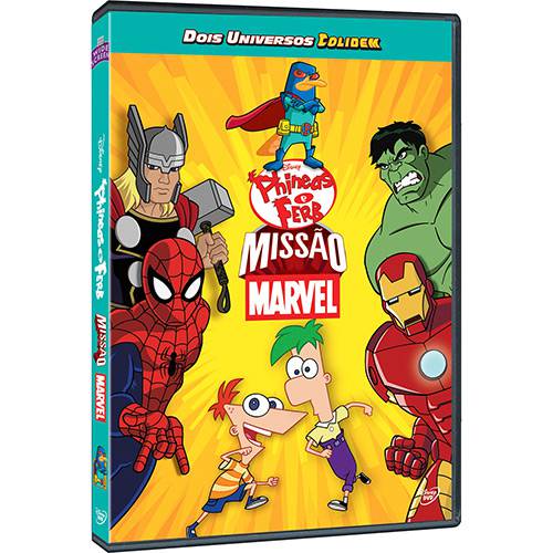 Tamanhos, Medidas e Dimensões do produto DVD - Phineas e Ferb: Missão Marvel