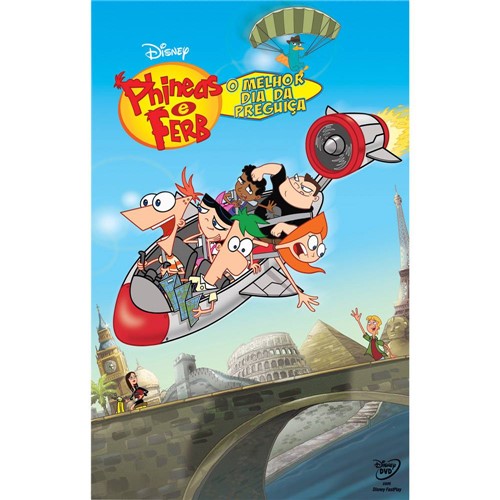 Tamanhos, Medidas e Dimensões do produto DVD Phineas e Ferb - o Melhor Dia da Preguiça