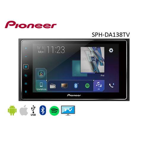 Tamanhos, Medidas e Dimensões do produto DVD Pioneer SPH-DA138TV 2 Din com Tela 6,2" TV USB e Bluetooth