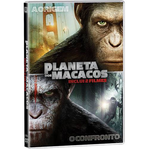 Tamanhos, Medidas e Dimensões do produto DVD - Planeta dos Macacos: a Origem + Planeta dos Macacos: o Confronto