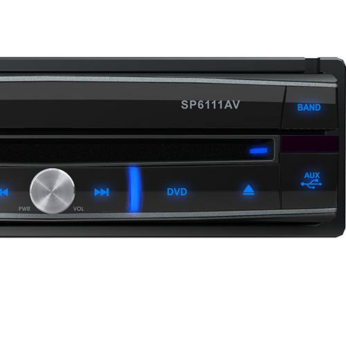 Tamanhos, Medidas e Dimensões do produto DVD Player Automotivo Positron SP6111AV Tela 7"- Rádio AM/FM, 2 Pares de Saídas RCA, Entradas USB, SD, AUX e P/câmera de Ré