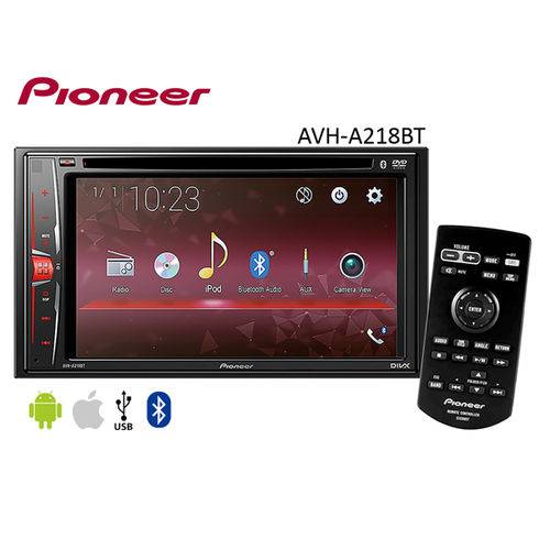 Tamanhos, Medidas e Dimensões do produto DVD Player Pioneer AVH-A218BT 2 Din com Tela 6,2" USB Bluetooth e Controle