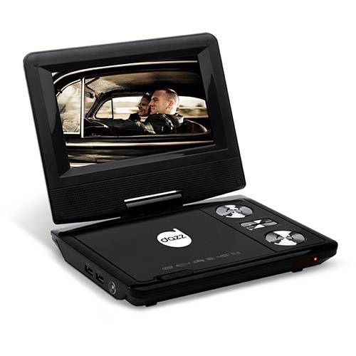 Tamanhos, Medidas e Dimensões do produto DVD Player Portatíl DAZZ 7''